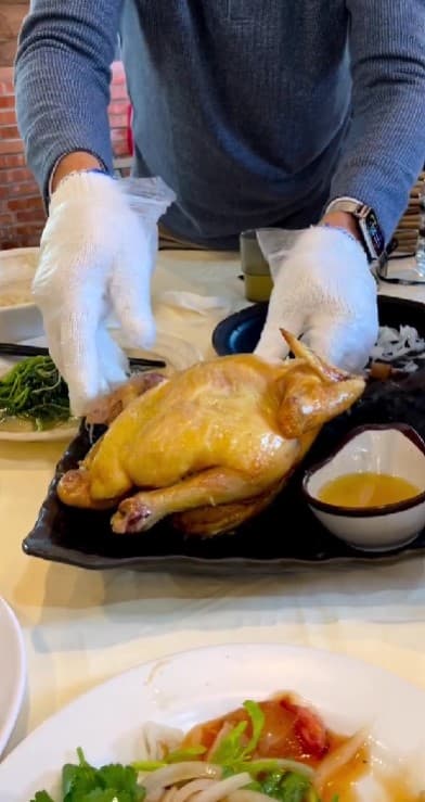Taiwanese whole fried chicken